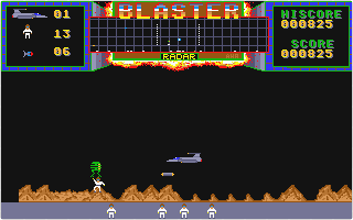 Blaster atari screenshot